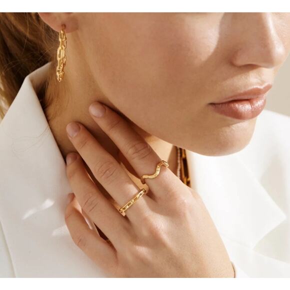 With Love Darling, Mia Link Ring, NWT, Size 8 - Picture 4 of 7